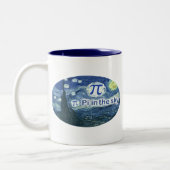 PU im Himmel Zweifarbige Tasse (Links)