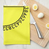 PU-Kreis Geschirrtuch (Viertel Falte)