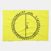 PU-Kreis Geschirrtuch (Horizontal)