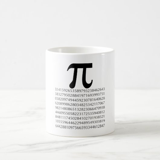 PU-Mathe Kaffeetasse (Mittel)