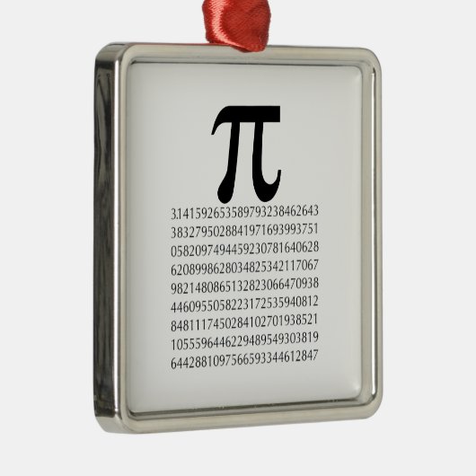PU-Mathe Silbernes Ornament (Rechts)