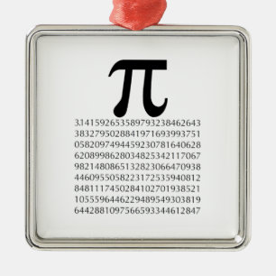 PU-Mathe Silbernes Ornament