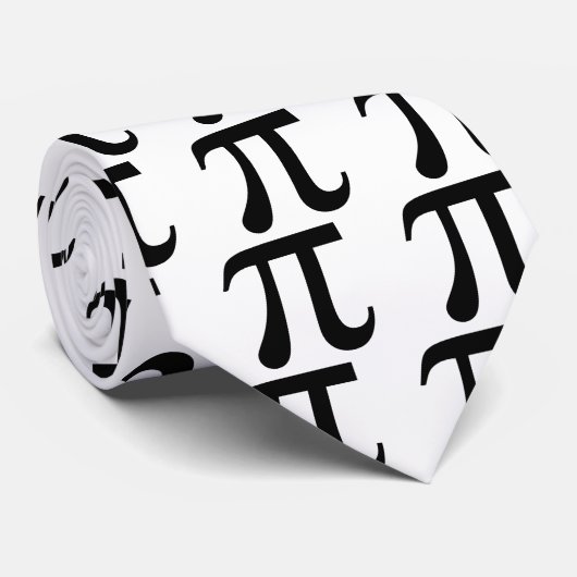 PU-Mathe-Symbol Krawatte (Gerollt)