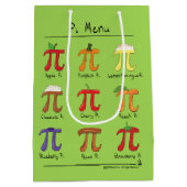 PU-Menü-niedliche Mittlere Geschenktüte (Rückseite)