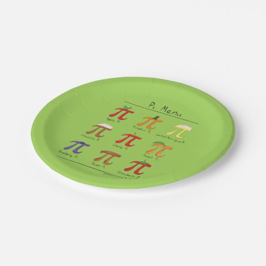 PU-Menü-niedlicher Pappteller (Schrägansicht)