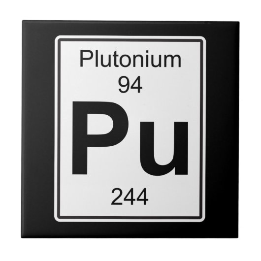 PU - Plutonium Fliese (Vorderseite)