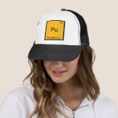 Pu - Pumpkininy Funny Chemistry Element Symbol Truckerkappe (Beispiel)