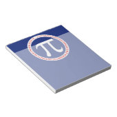 PU-Ring auf Marine-Blau Notizblock (angewinkelt)