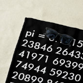 PU-Stellen-Mathe-Liebe-Schwarz-weiße Strandtuch (Beispiel)