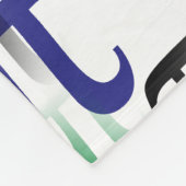 PU-Symbol-Mathe-Fleece-Decke Fleecedecke (Ecke)