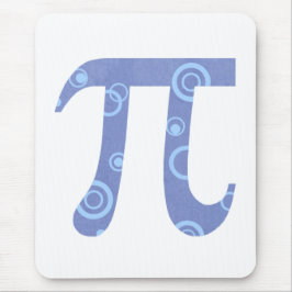 PU-Symbol Mousepad mit blauen Kreisen