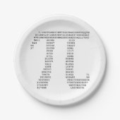 "PU-Tag " Pappteller (Vorderseite)