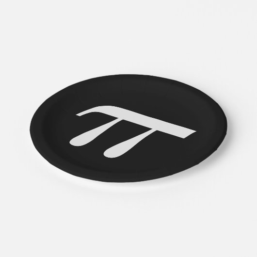 PU-Tag Pappteller (Schrägansicht)