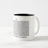 PU-Tag Zweifarbige Tasse (VorderseiteRechts)