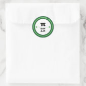 PU-Tagesgrün-Aufkleber Runder Aufkleber (Tasche)