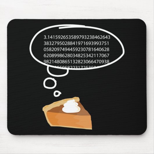 PU-Torte 3,14 Mousepad (Vorne)