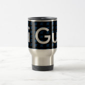 PU-Typ-Pendler-Kaffee-blauer Tassen-Mathe Reisebecher (Mittel)