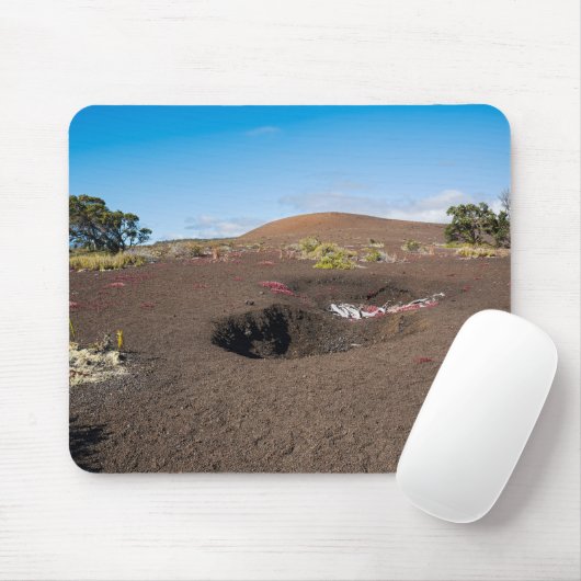 Pu’u pua’i Schlackenkegel entlang des Byron-Felssp Mousepad (Mit Mouse)