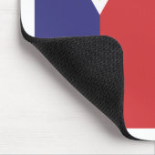 PU- und US-Flaggen Mousepad (Ecke)