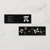 PU - Wissenschaftler Mini Visitenkarte (Vorne/Hinten)