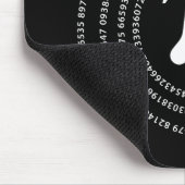 PU-Zahl-Entwurf Mousepad (Ecke)
