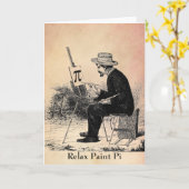 PU-Zahl-Malerei Karte (Gelbe Blume)