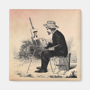 PU-Zahl-Malerei Magnet