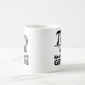 PU-Zahl-Spaß Kaffeetasse (Mittel)