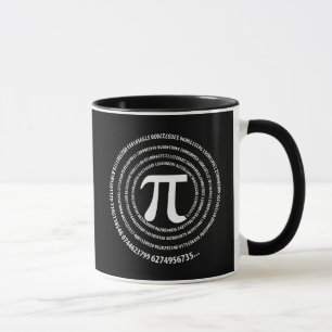 PU-Zahl-Spiralen-Entwurf Tasse