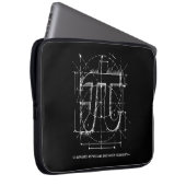 PU-Zahl-Zeichnen Laptopschutzhülle (Vorne Rechts)