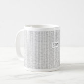 PU zur 10,000. Dezimalstelle Kaffeetasse (Vorderseite Links)
