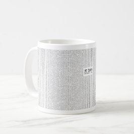 PU zur 10,000. Dezimalstelle Kaffeetasse