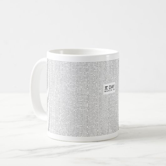 PU zur 10,000. Dezimalstelle Kaffeetasse (Vorderseite Links)