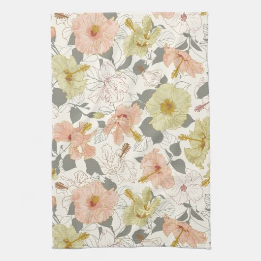 Pua Hibiskus, Māla Lani Geschirrtuch (Vertikal)