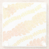 Puakenikeni Hawaiian Print Glasuntersetzer (Rückseite)