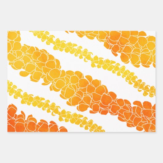 Puakenikeni lei geschenkpapier set (Vorderseite)