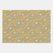 Puakenikeni Lei Wrapping Paper Flat Sheet Set 3 Geschenkpapier Set (Vorderseite 2)