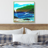 Puako Coast Canoe Leinwanddruck (Insitu (Schlafzimmer))