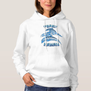 Puako Hawaii Vacation Tribal Delphine Hoodie