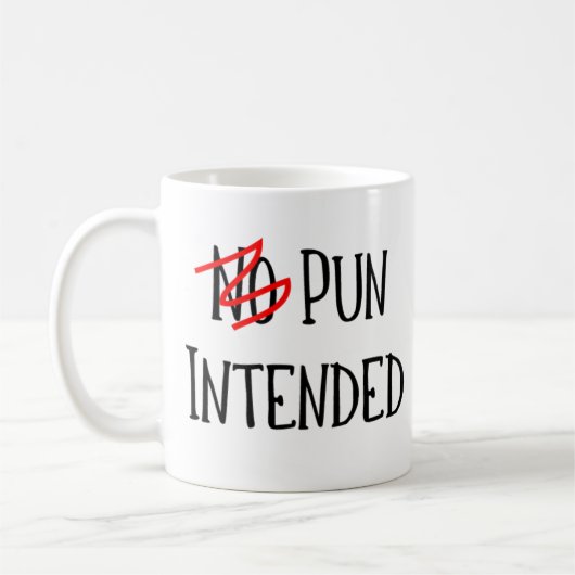 Pub-Absicht, lustige Word-Nerd Kaffee-Tasse Kaffeetasse (Links)