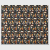 Pub Alter Cocktail Geschenkpapier (Flach)