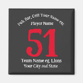 Pub Bar Grill Name Nr. Ihr Name Barbecue Magnet (Vorne)