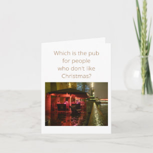 Pub Christmas Karte