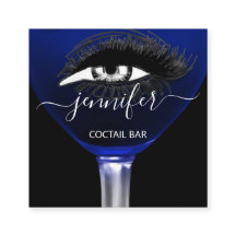 Pub Cocktail Blue Navy Wein Bar Drink Glass Logo