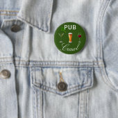 Pub Crawl Beer Day Drinking St. Patrick's Day Button (Beispiel)