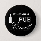 Pub Crawl Beer Day Drinks Button (Vorderseite)