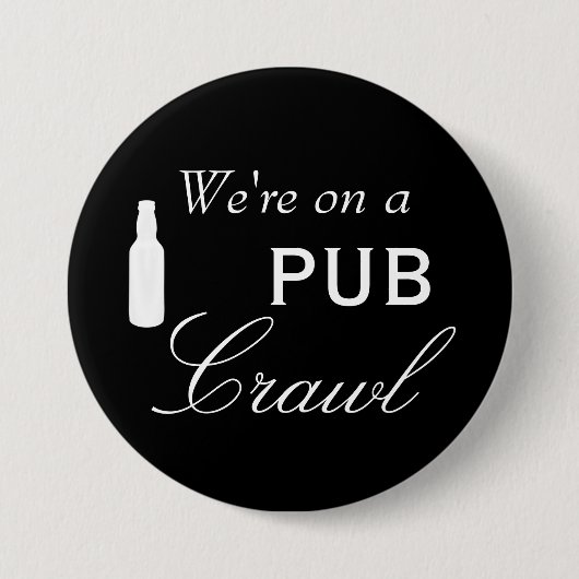 Pub Crawl Beer Day Drinks Button (Vorderseite)