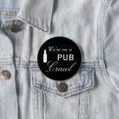 Pub Crawl Beer Day Drinks Button (Beispiel)