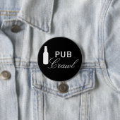 Pub Crawl Beer Day Drinks Button (Beispiel)