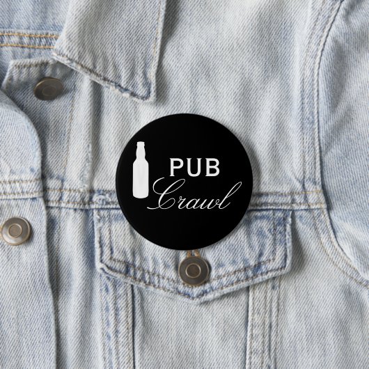 Pub Crawl Beer Day Drinks Button (Beispiel)